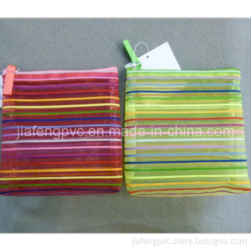 Summer Color Mesh Cosmetic Bag (JFM-044)